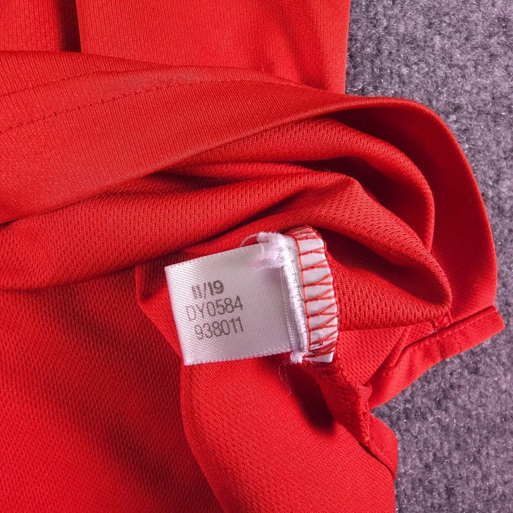 Bulldogs Polo Shirt Adidas Short Sleeve Red‎ Men's Size XL Activewear Outdoors